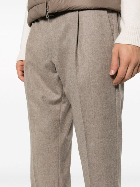 wool straight-leg trousers